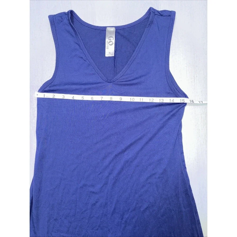 Go Couture Women XL very Long maxi Dress Stretchy,Resort Wear, Summer, Vacation